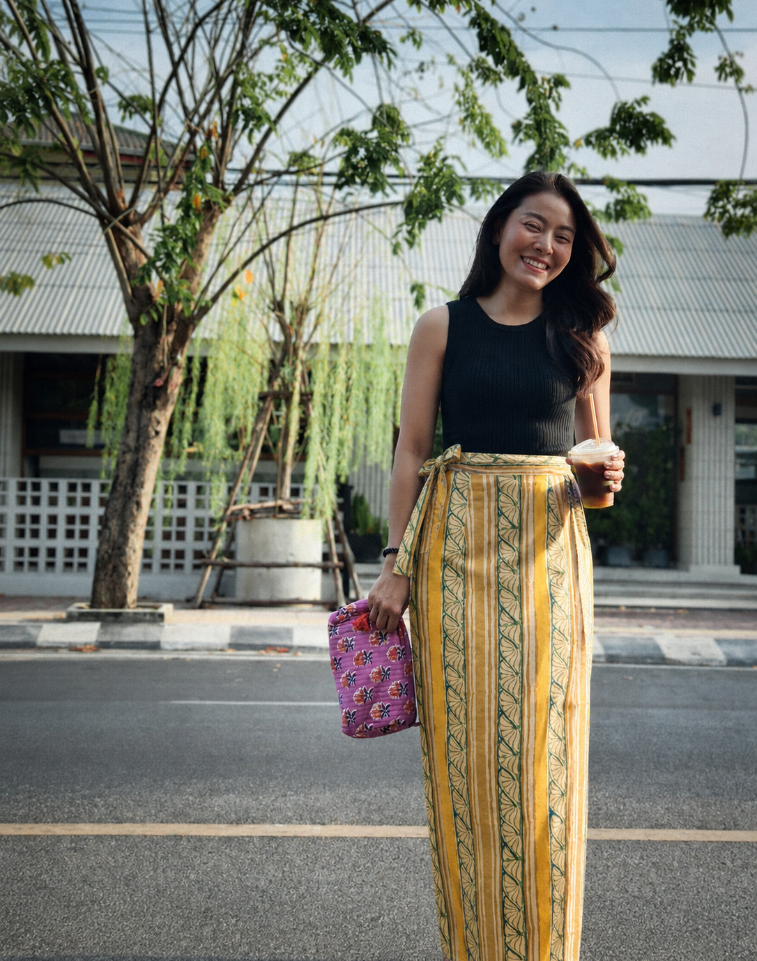 ผ้าถุงป้ายราศี (Rasee) #57 เหลือง Lemon-อ่อน