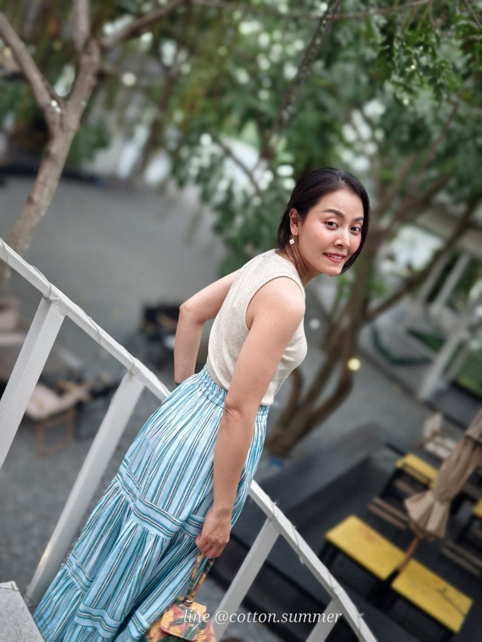 กระโปรง3ชั้น Delhi #13 Pistachio