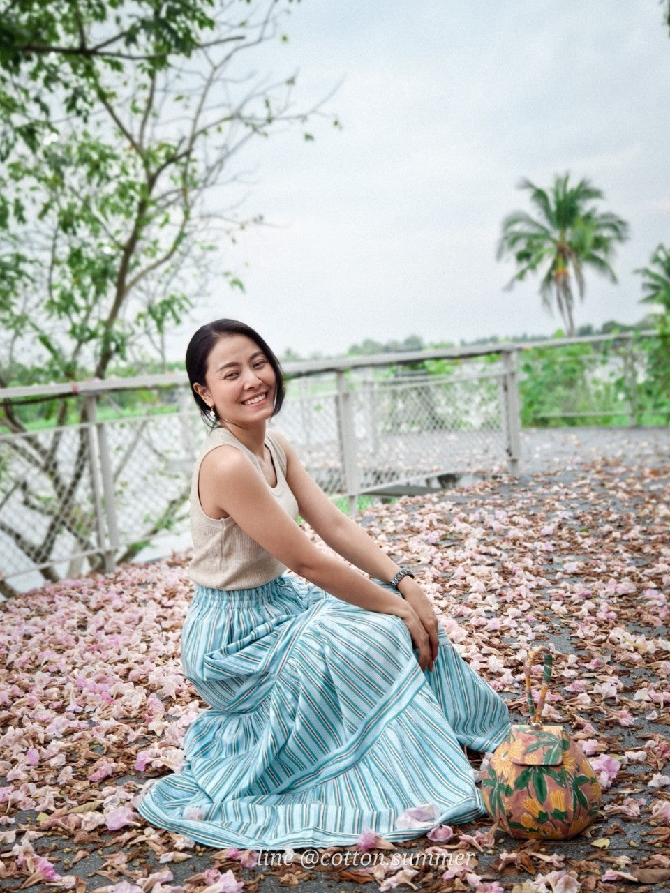 กระโปรง3ชั้น Delhi #13 Pistachio