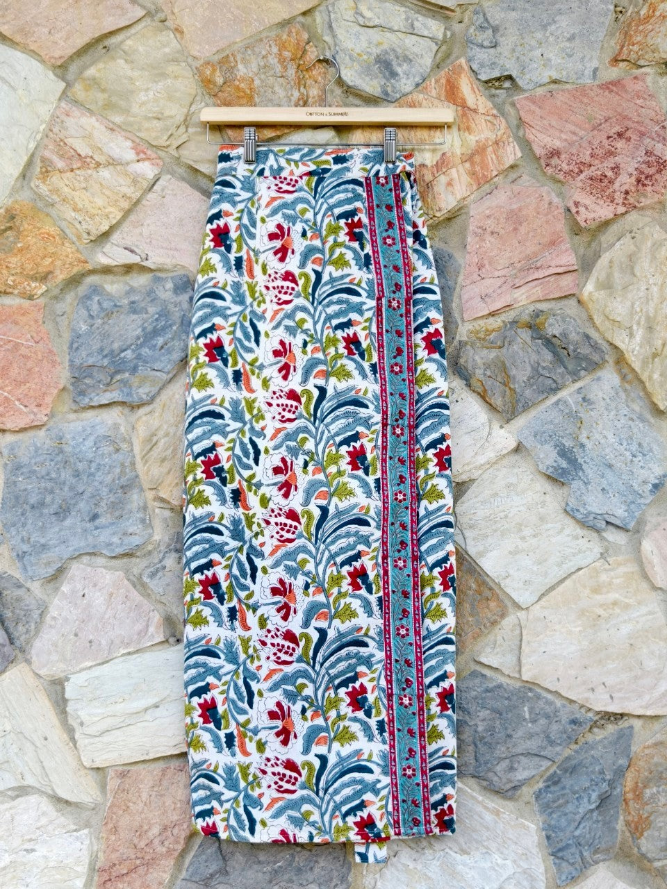 ผ้าถุงราศี -#45 White forest