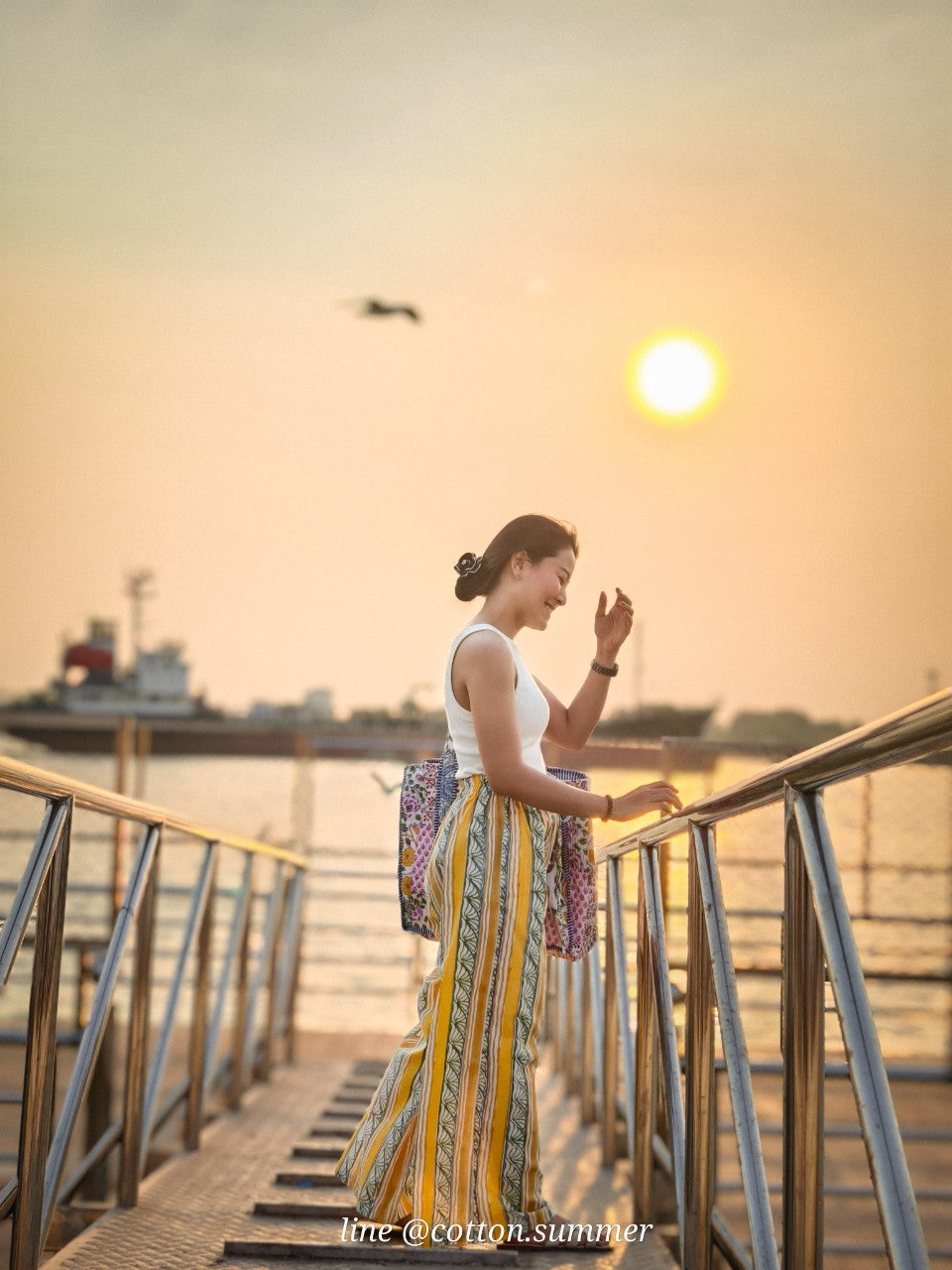 กางเกงเมษา (Mesa pants) #13 เหลือง Lemon