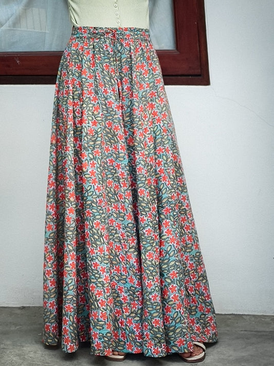 กางเกงชีวา (Cheeva)   #05 ดอกห้าแฉกพื้นมิ้น