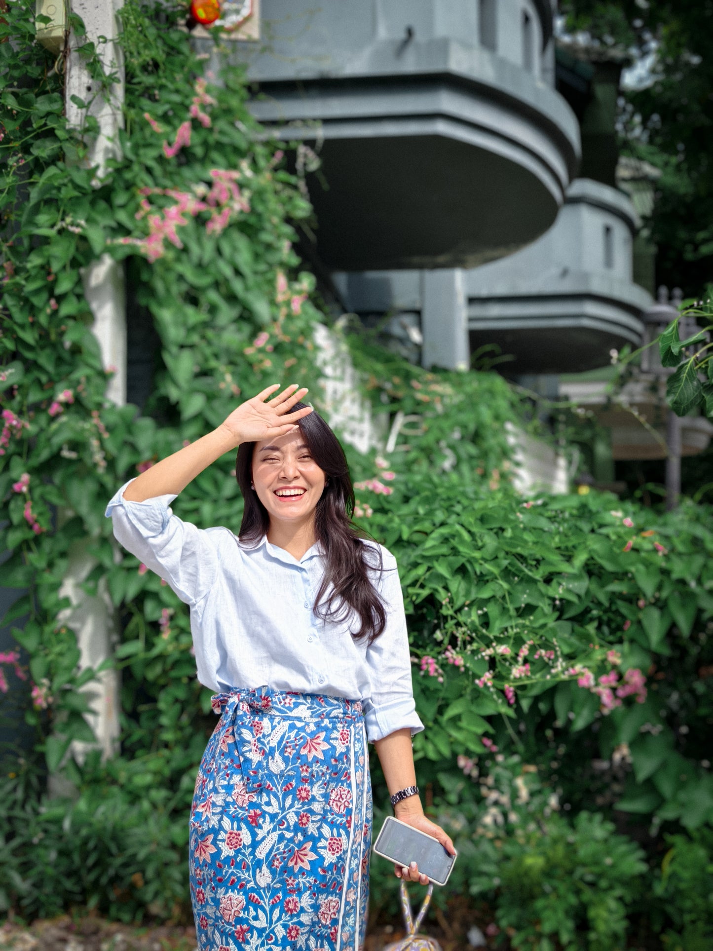 ผ้าถุงป้ายราศี (Rasee) #60 ฟ้าชวนชมเชิง