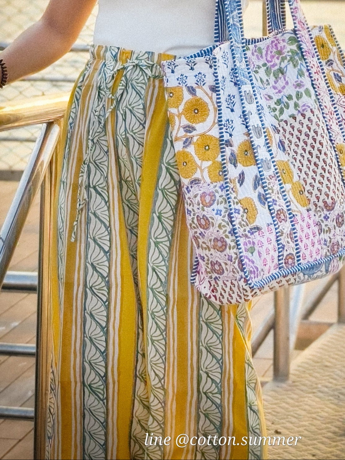 กางเกงเมษา (Mesa pants) #13 เหลือง Lemon