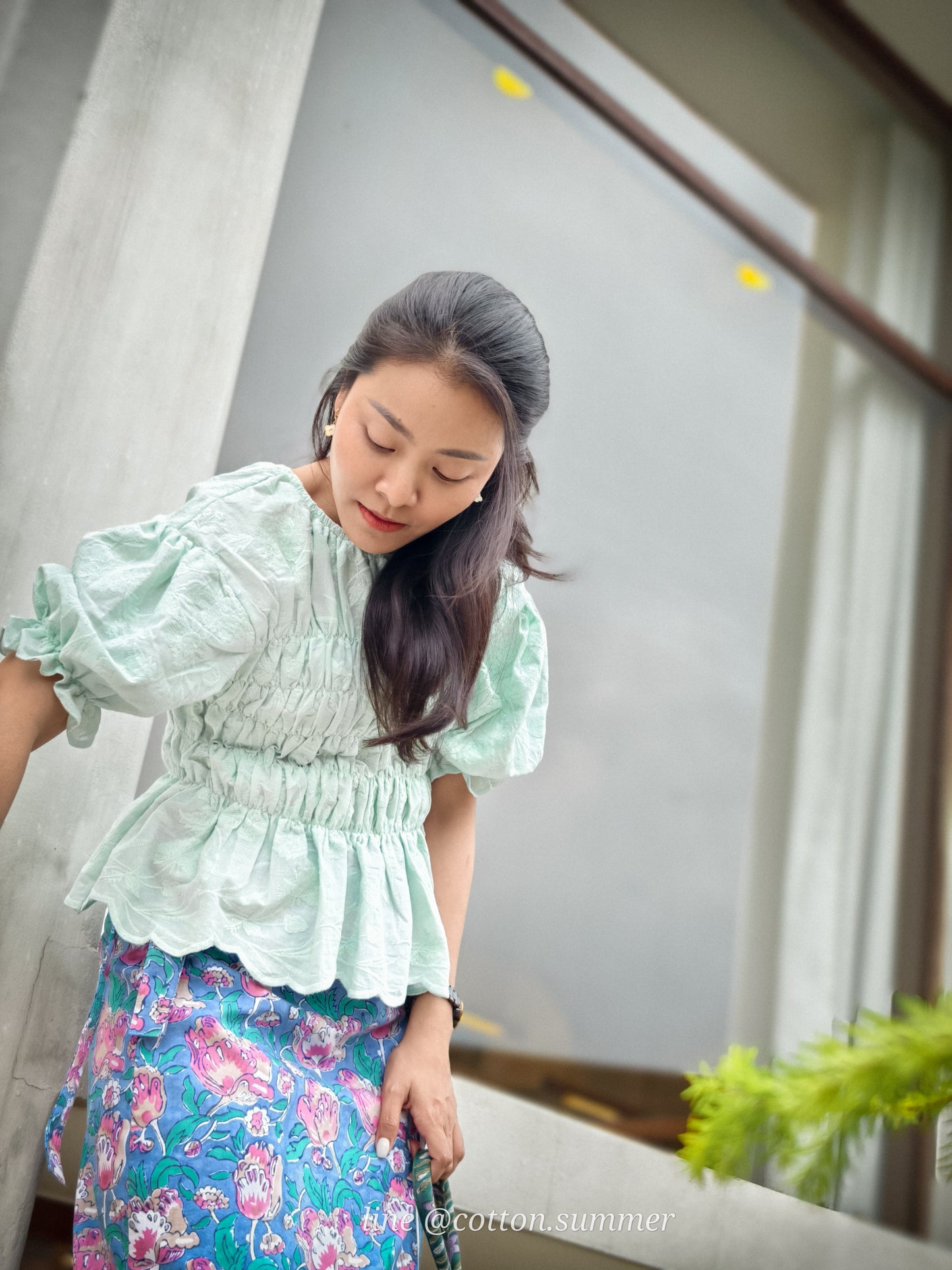 เสื้ออนงค์ (Anong Tops) #03  สีมิ้น