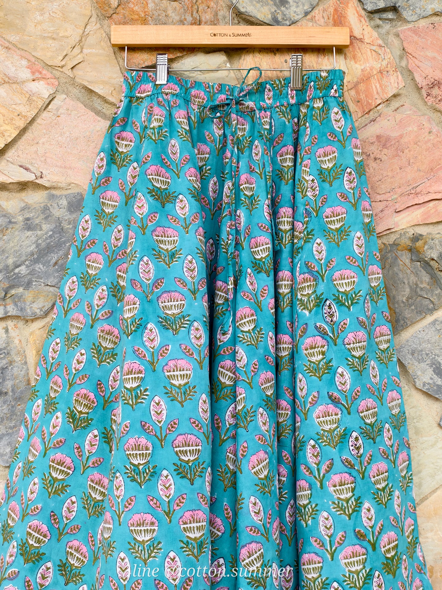 กางเกงชีวา (Cheeva) #38 เขียวอมฟ้า📌ไม่มีกระเป๋า