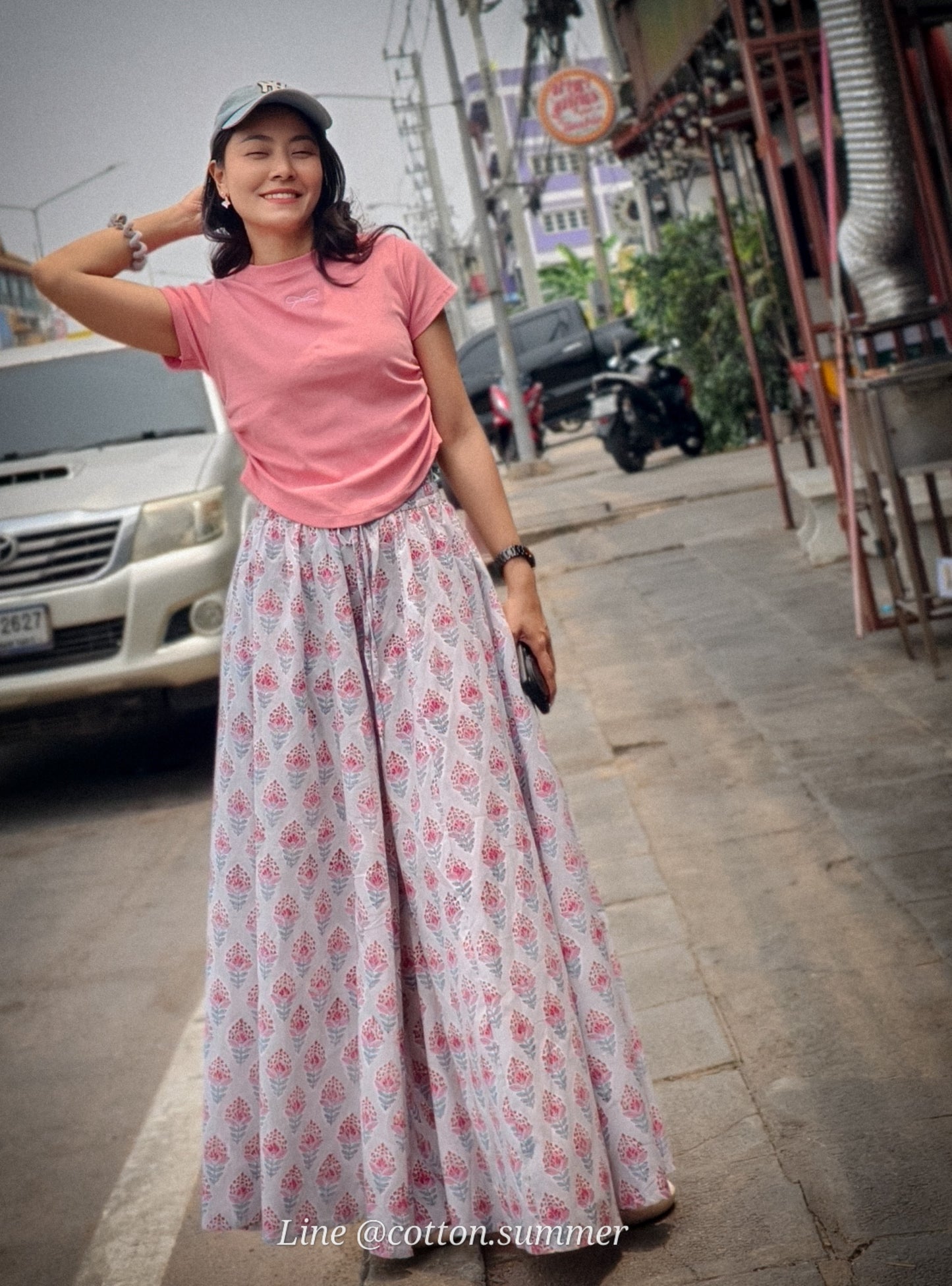 กางเกงชีวา (Cheeva) #39 สีเบจ 📌ไม่มีกระเป๋า