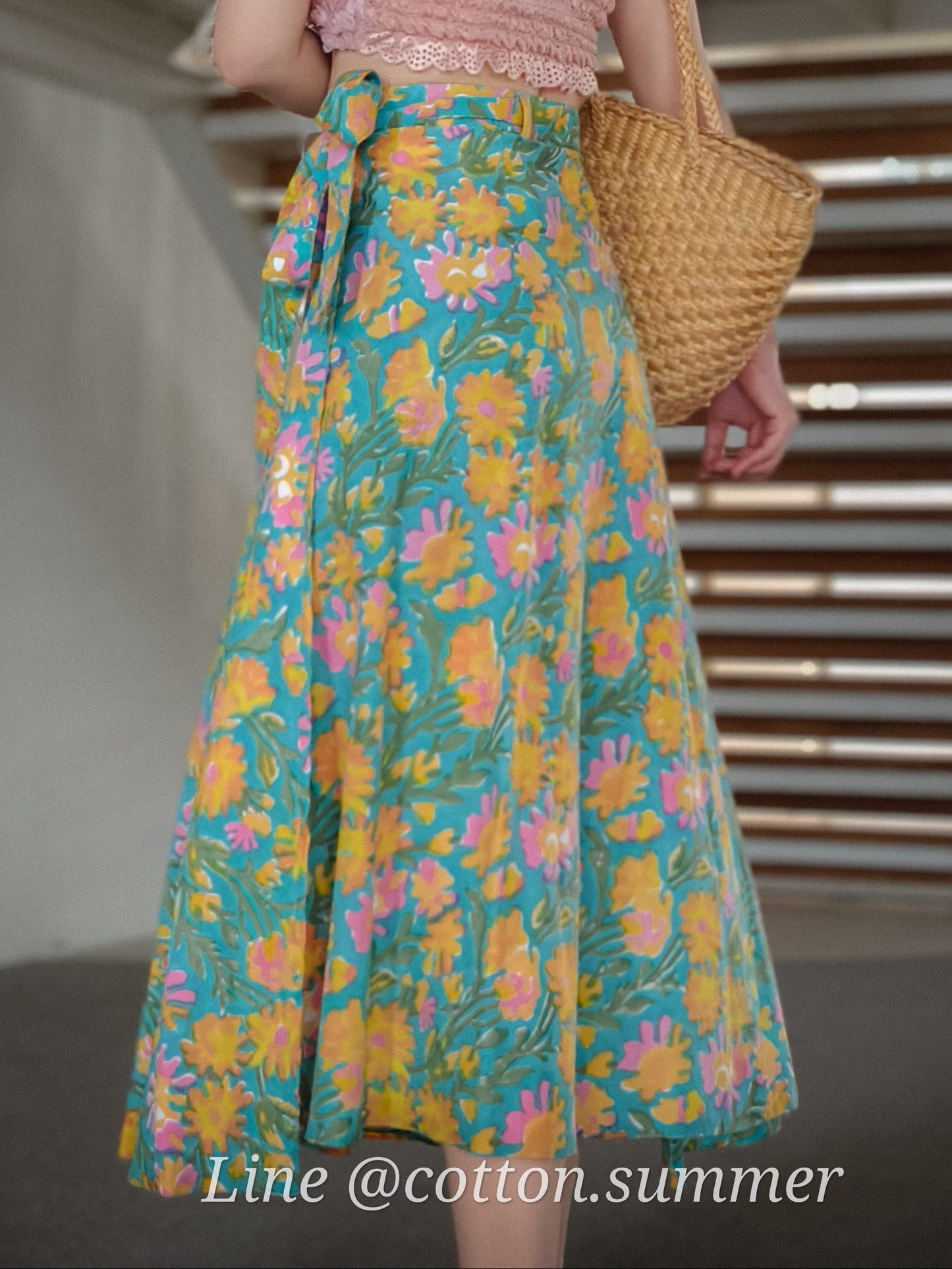 กระโปรงป้ายมัสตาร์ด (Mustard) #31 เขียวเหลือง Summer