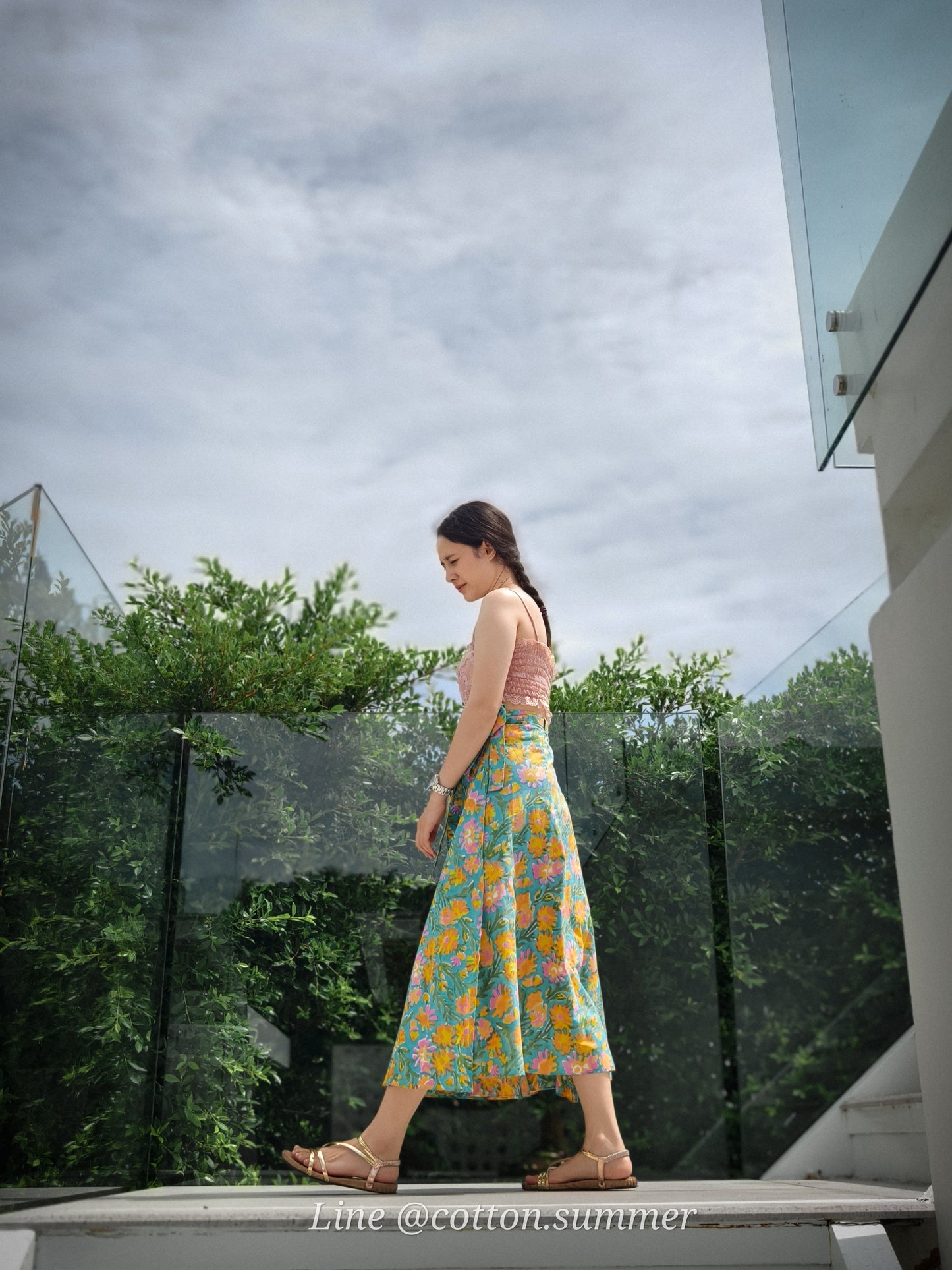 กระโปรงป้ายมัสตาร์ด (Mustard) #31 เขียวเหลือง Summer