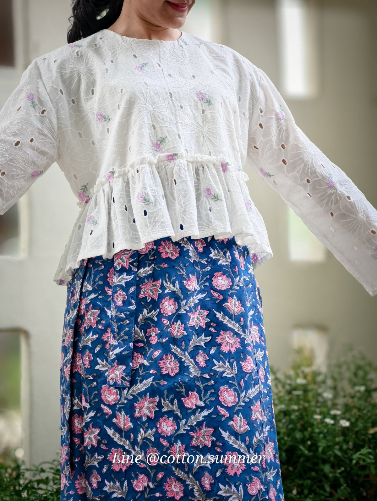 Arun-Lace-01 ปักดอกม่วง