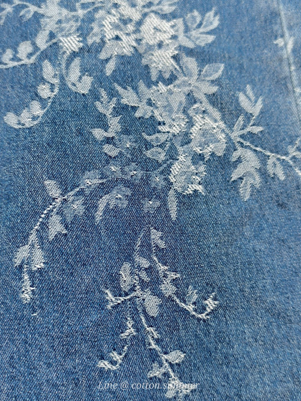 กางเกงยีนส์ (Jean Pants ) #02-สีเข้มทอลาย