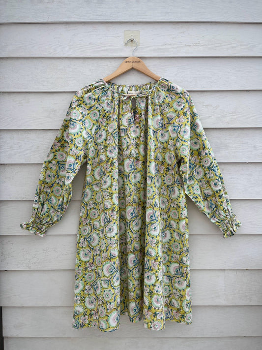 เดรสแขนยาวกะทิ (Kati) #06-Boho Mustard