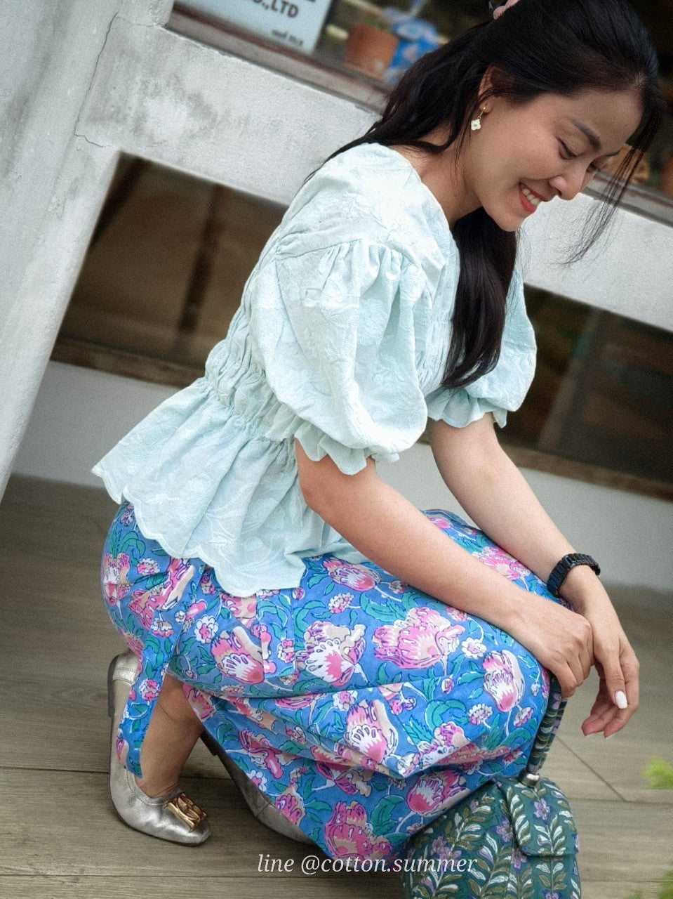 เสื้ออนงค์ (Anong Tops) #03  สีมิ้น