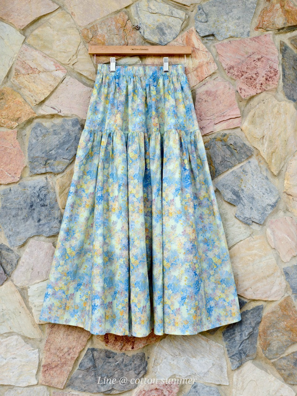 กระโปรงกานพลู (KanPhlu) #02-ฟ้า Blue