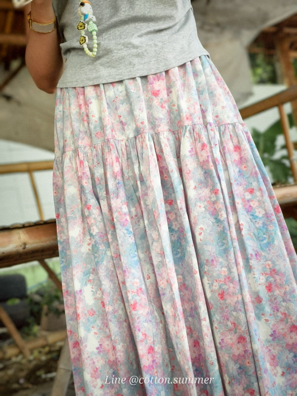 กระโปรงกานพลู (KanPhlu) #01-ชมพู Pink