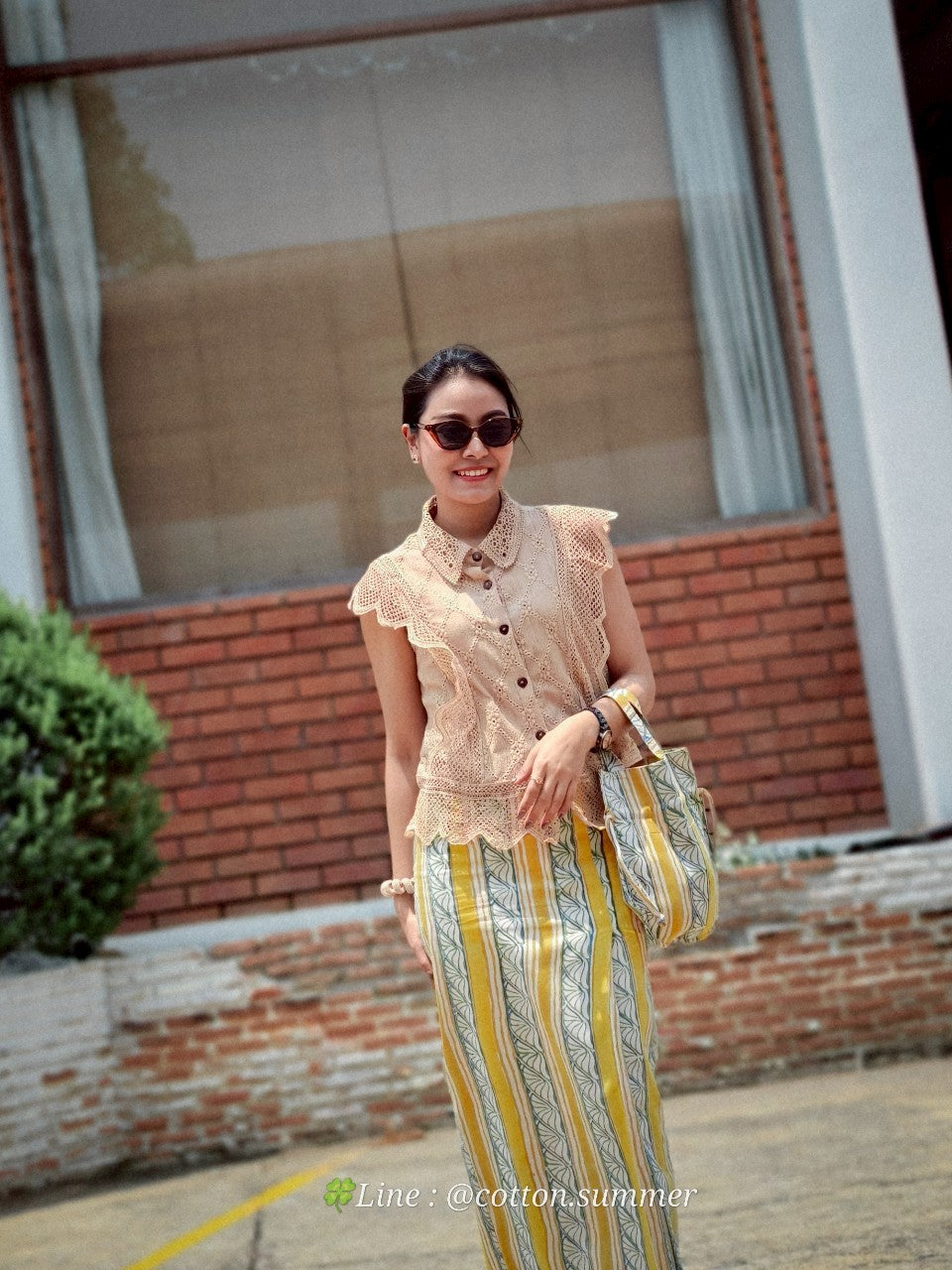 เสื้อพิกุล (Phikul) #02 น้ำตาลเปลือกไม้