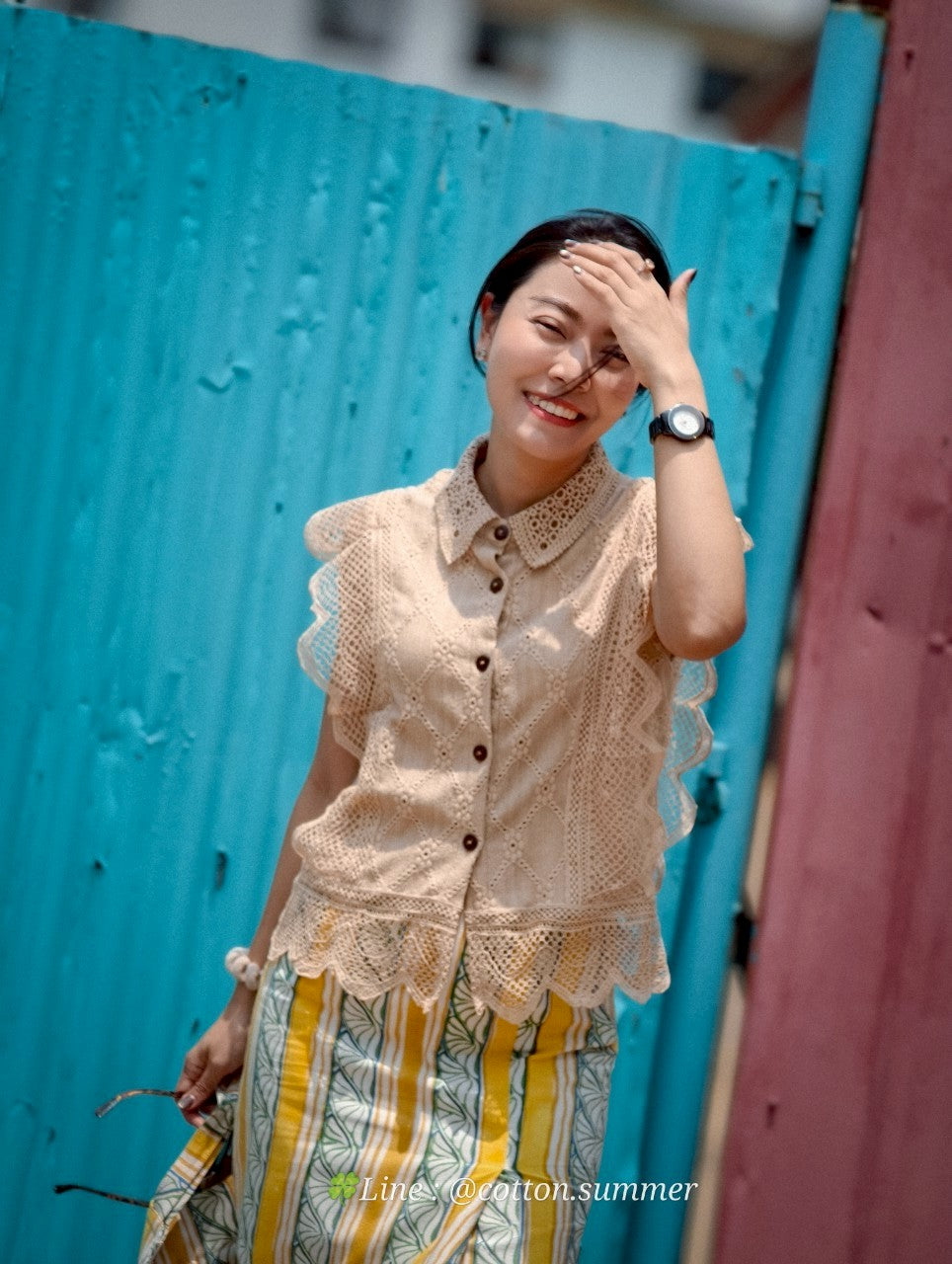 เสื้อพิกุล (Phikul) #02 น้ำตาลเปลือกไม้