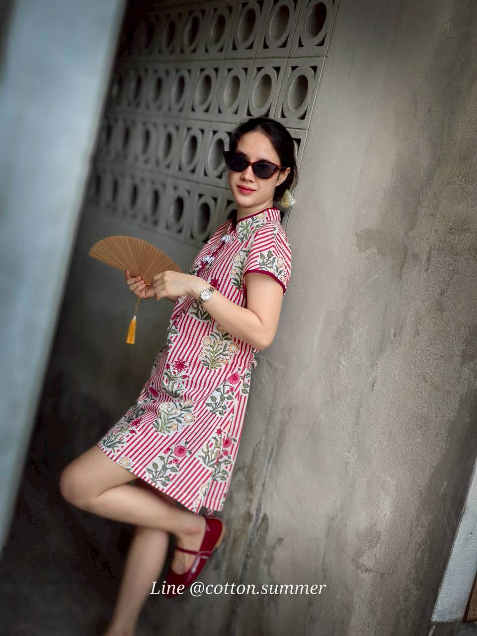 Minidress น้องหมื่นลี้ #01 Red Scarlet