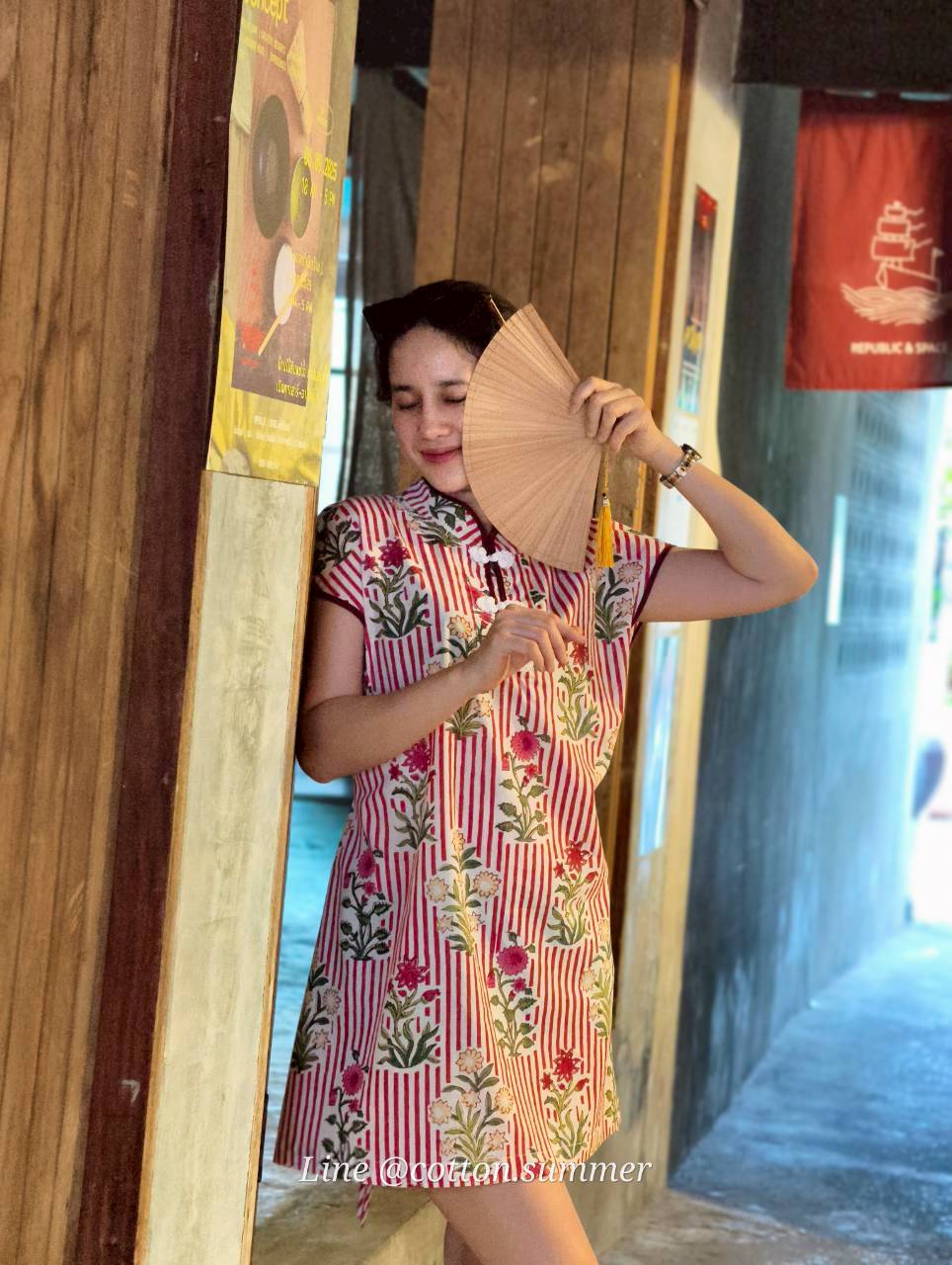 Minidress น้องหมื่นลี้ #01 Red Scarlet