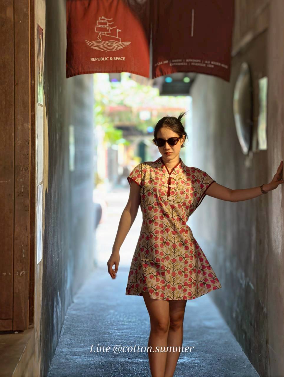 Minidress น้องหมื่นลี้ #02 White Garden