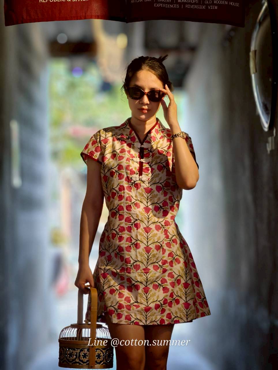 Minidress น้องหมื่นลี้ #02 White Garden