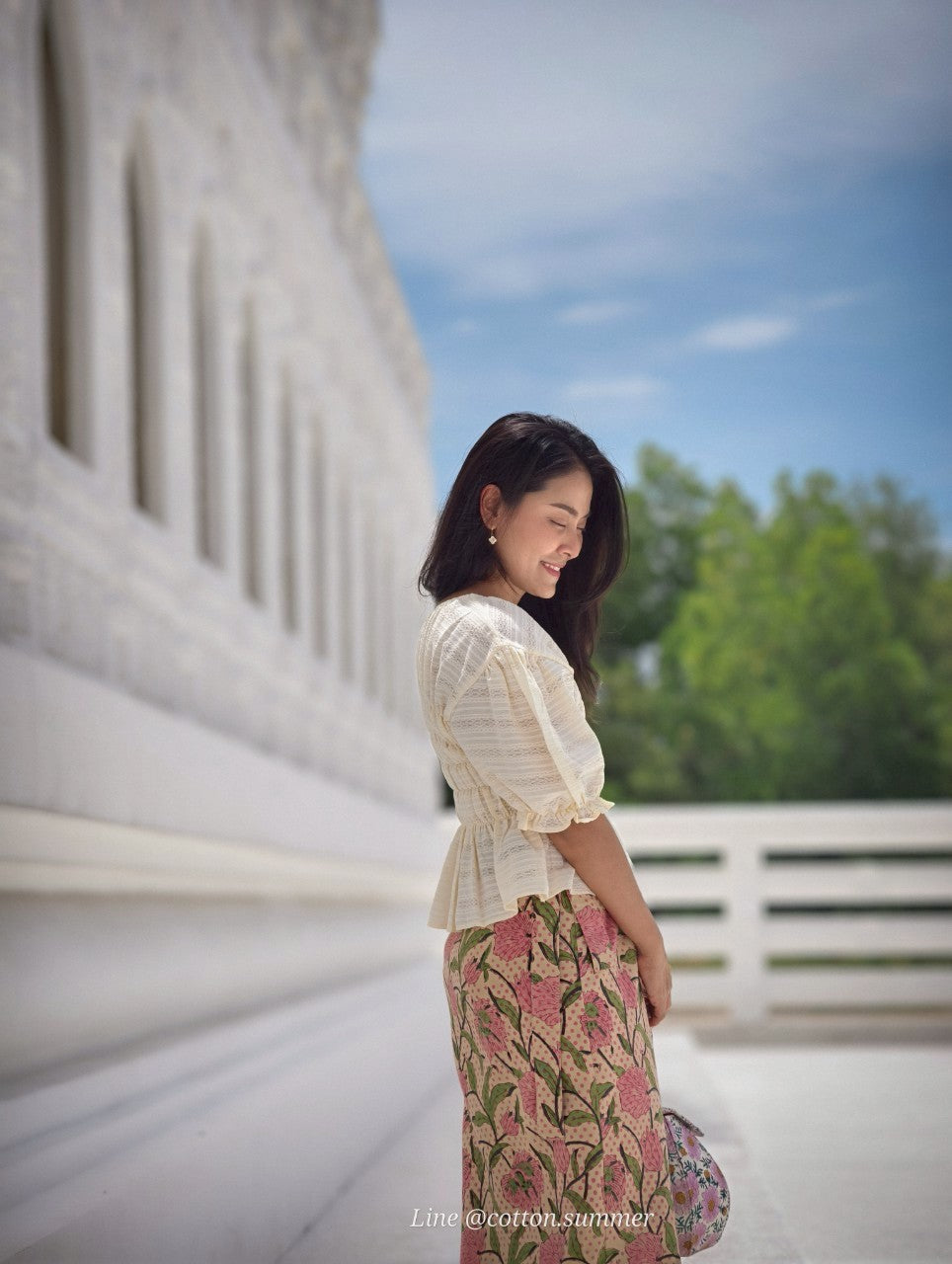 เสื้ออนงค์ (Anong Tops) #08-ครีมนม