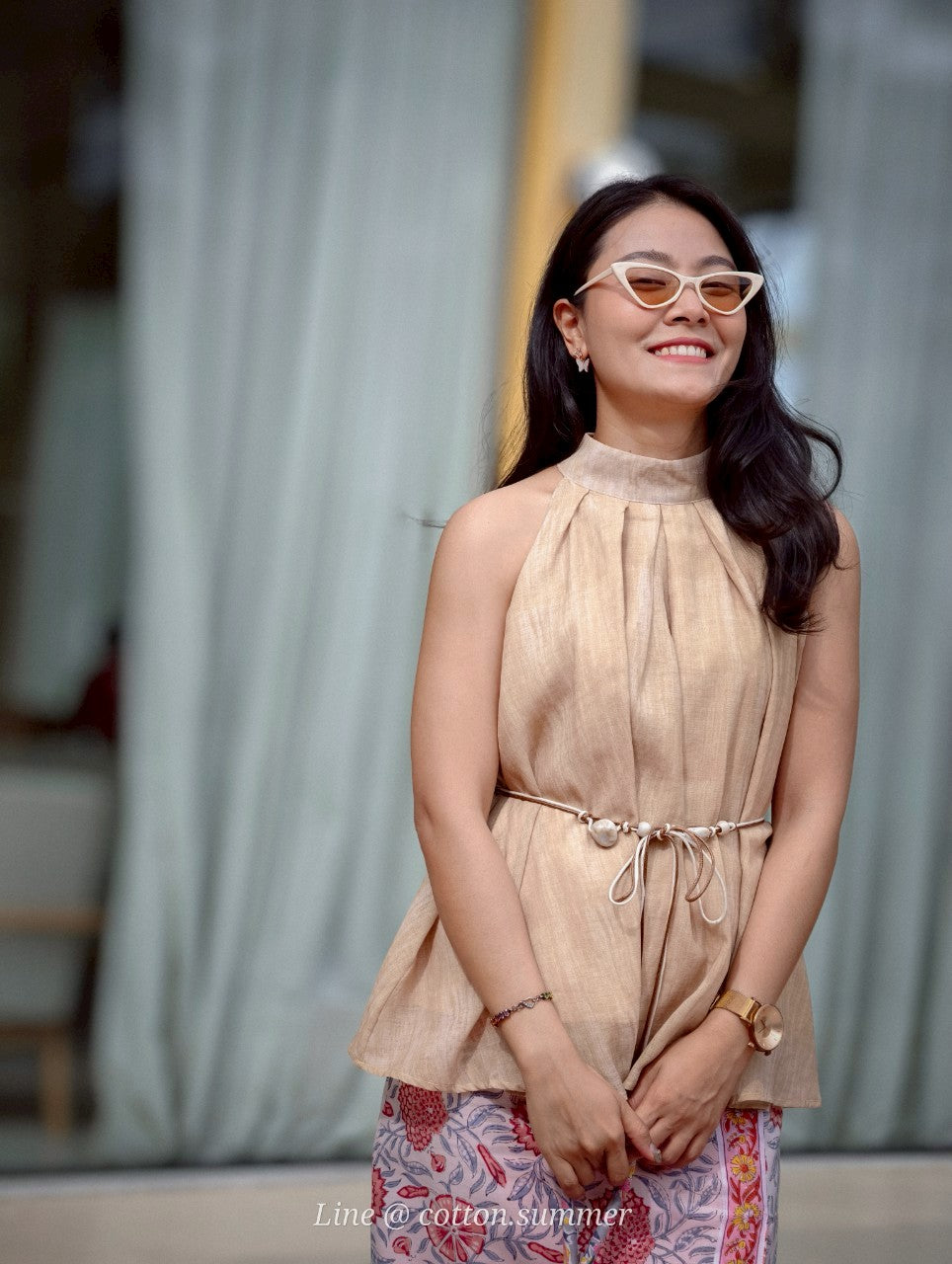 เสื้อคอเต่า ไพลิน (Pailin) #05 น้ำตาลทอง