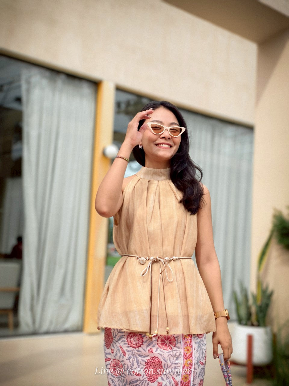 เสื้อคอเต่า ไพลิน (Pailin) #05 น้ำตาลทอง