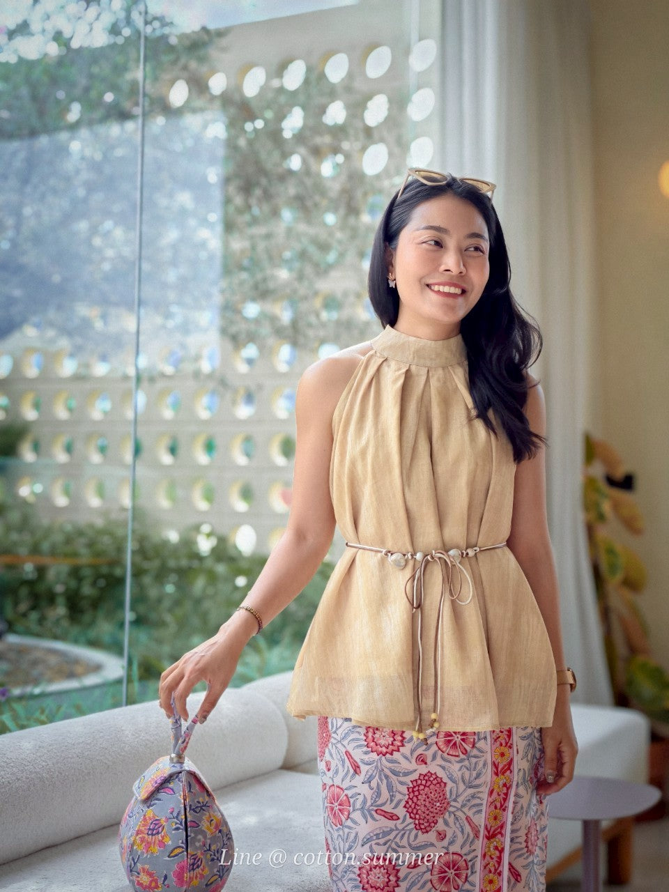 เสื้อคอเต่า ไพลิน (Pailin) #05 น้ำตาลทอง