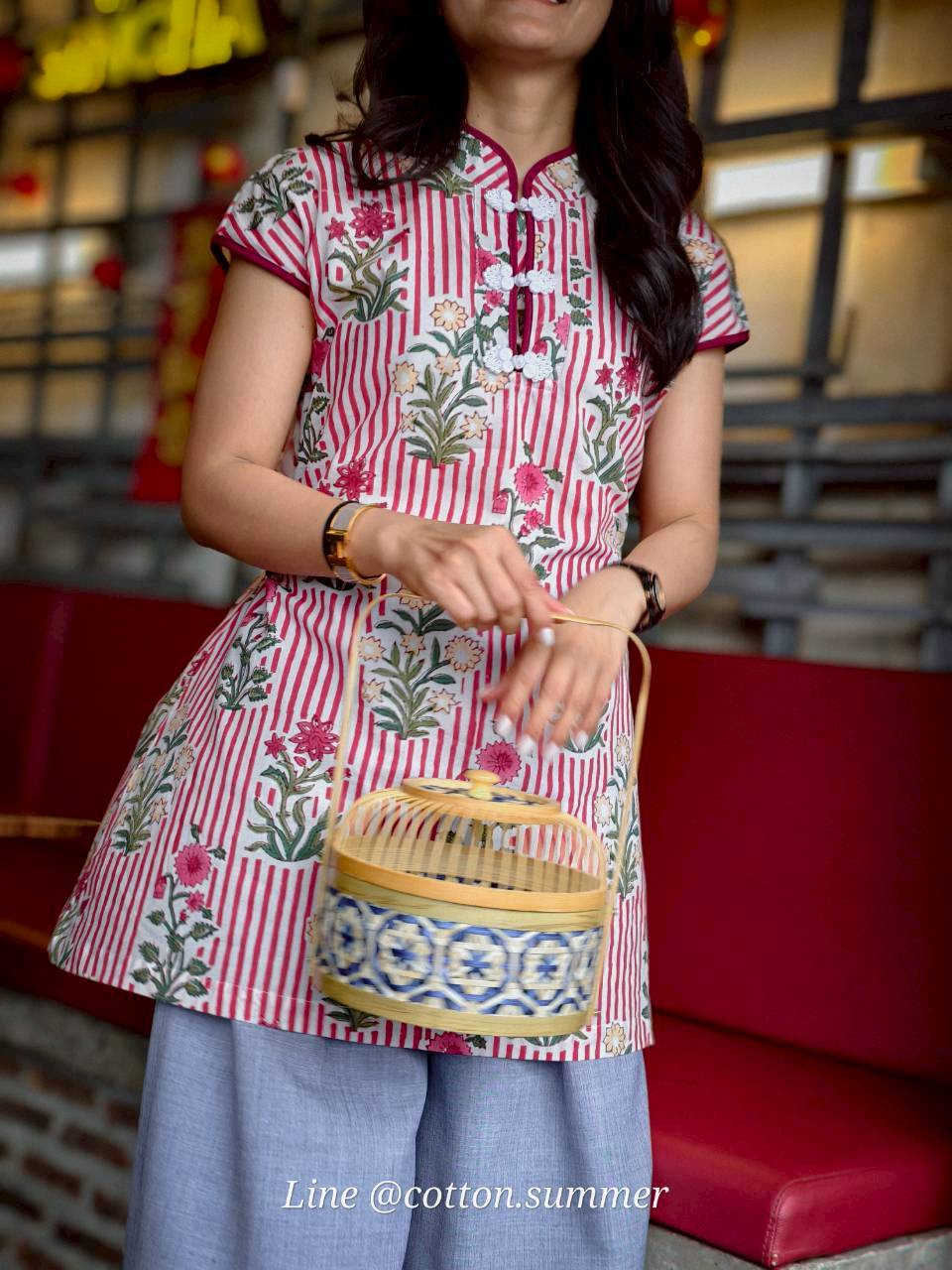 Minidress น้องหมื่นลี้ #01 Red Scarlet