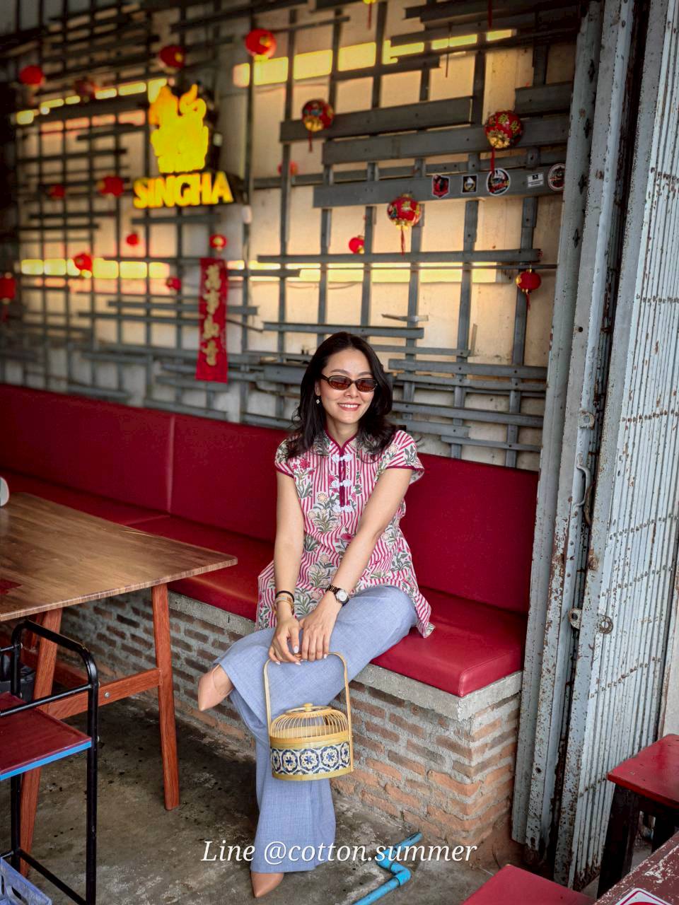 Minidress น้องหมื่นลี้ #01 Red Scarlet