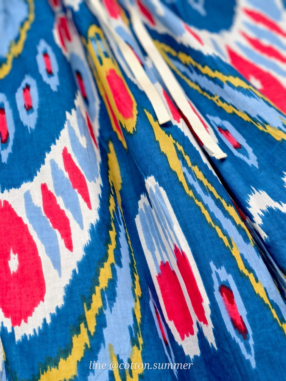 กางเกงเมษา (Mesa pants) #17 Ikat Navy น้ำเงิน