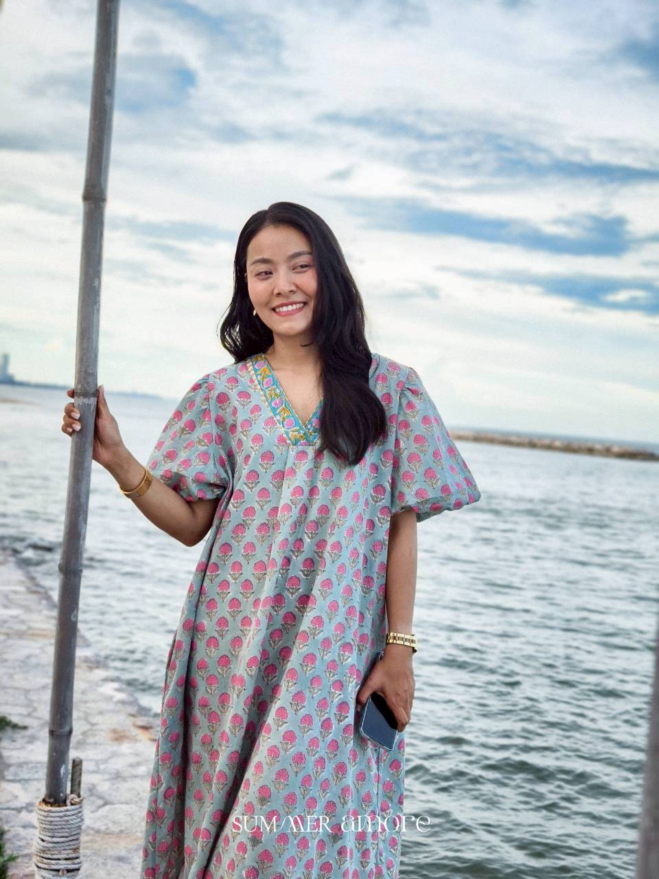 เดรสเวลา (Dress Welaa)  #06 เขียว Pickle green