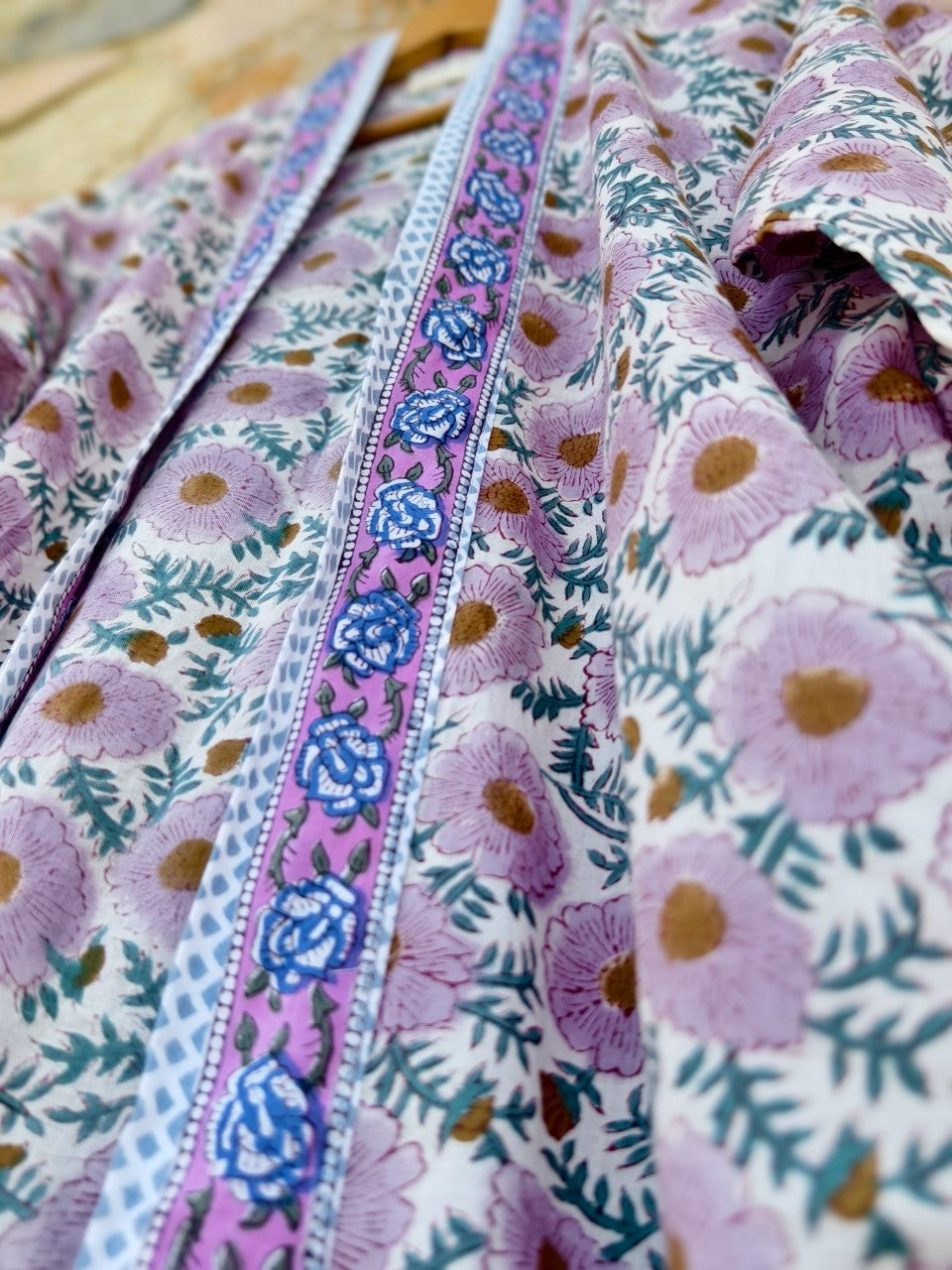 Macau  (มาเก๊า) เสื้อคลุม Yukata  #4เดซี่ม่วง